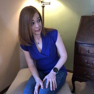 Gabe Cox making a grimacing face